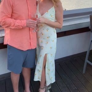 Urban outfitters midi floral dress